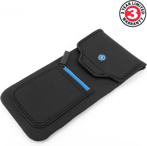 Vista 3 de ENHANCE Funda para teclado Bluetooth Logitech K810, Anker, Apple Magic Keyboard (hasta 11.5 pulgadas) con construcción de neopreno, almacenamiento