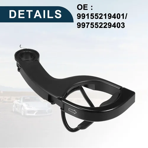 Vista 5 de Portavasos para Porsche Boxster Practical No.99155219401 Panel de instrumentos Soporte derecho para bebidas negro 1 uds