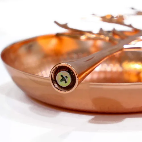 Vista 8 de AUTODECO 3 piezas de organizador de árbol de joyería retro para collares y aretes, soporte de árbol, joyería, árbol, gran regalo para mujeres