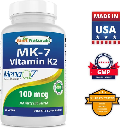Vista 6 de Best Naturals MK-7 100 mcg y vitamina A 25000 UI