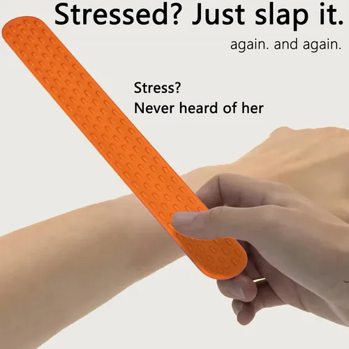 Vista 4 de Paquete de 6 juguetes para ansiedad, pulseras para autismo, juguete sensorial calmante para necesidades especiales, juguetes sensoriales de silicona