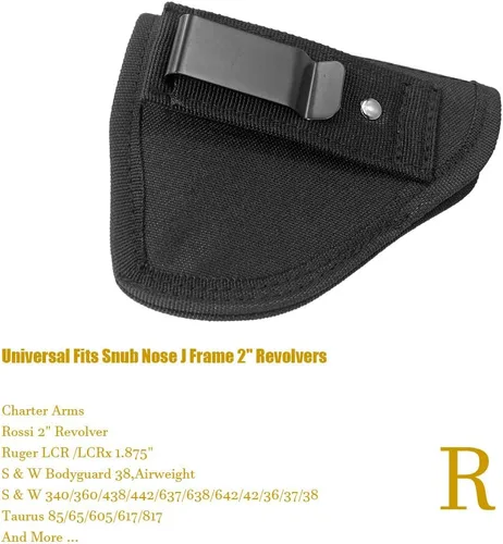 Vista 3 de Funda interior de la cintura para funda oculta para pistola de transporte oculto para mini pistolas compactas compactas de tamaño completo