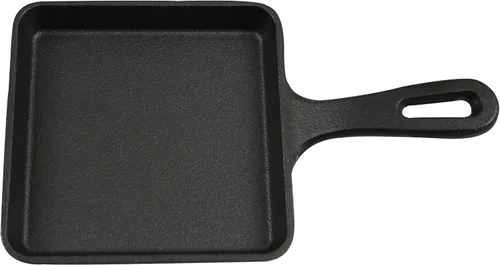 Vista 5 de Hierro fundido, sartén pre-sazonada 3.5", caja de 12
