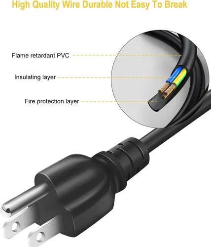 Vista 4 de para cable de olla instantánea, cable de alimentación eléctrica de olla caliente para oso, Dezin, cable de alimentación de 3 clavijas para Instant