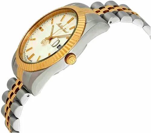 Vista 2 de Mathey-Tissot Rolly III Reloj para hombre con esfera plateada H810BI, plateado