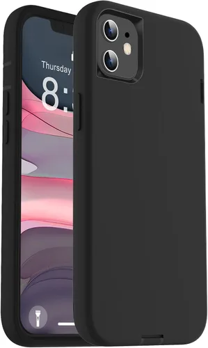 Vista 12 de ORIbox Funda compatible con iPhone 11, resistente a los golpes, anticaídas, transparente