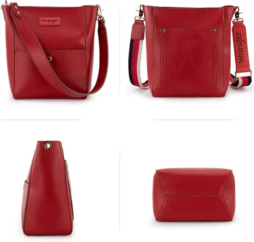 Vista 3 de Wrangler Bolsos de hombro para mujer con correa de guitarra