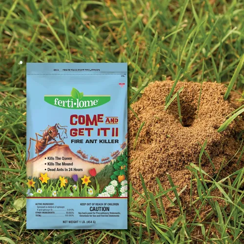 Vista 6 de Fertilome (11300) Come and Get It Fire Ant Killer Bait, 1 lb Spinosad cebo apto para OMRI: mata a la reina y la colonia en 24-36 horas,