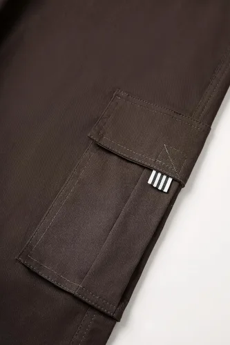 Vista 6 de Pantalones cargo para hombre con bolsillos, pantalones deportivos de algodón para senderismo, casuales, atléticos, deportivos, para exteriores