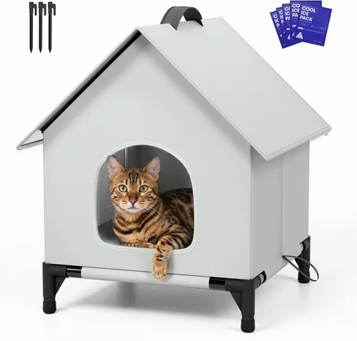 Vista 9 de Casa para gatos (XL, Frío)