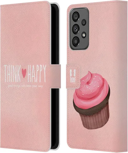 Vista 138 de Head Case Designs Assortment Cupcakes Happiness Leather Wallet Case Compatible with Samsung Galaxy A07 4G Surtido