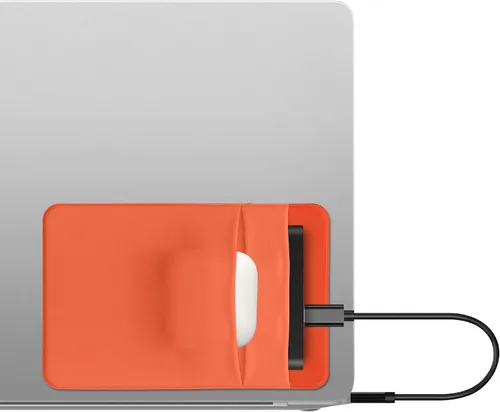Vista 11 de kwmobile Funda elástica compatible con SanDisk Portable SSD, Samsung T7, Crucial X8, HDD, funda de elastano elástico, soporte externo para SSD