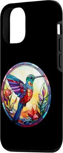 Vista 2 de Funda para iPhone 14 con diseño de colibrí lindo para amantes del pájaro del colibrí