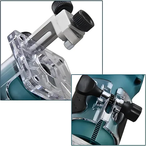 Vista 2 de Makita 3709 1/4" Base Fija Laminate Trimmer Teal