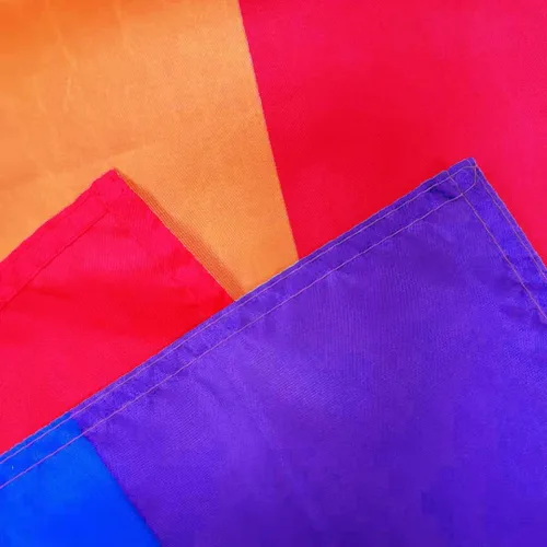 Vista 4 de ANJOR Bandera del orgullo gay - Banderas de arco iris de 4 x 6 pies
