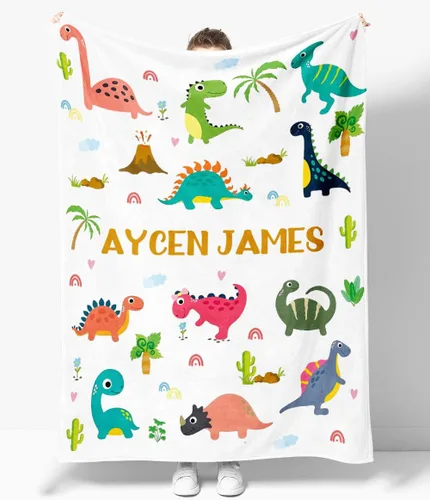 Vista 17 de OLIVE OLIVIA Mantas personalizadas para niños con nombres, mantas personalizadas con nombre para adultos, manta personalizada, regalo