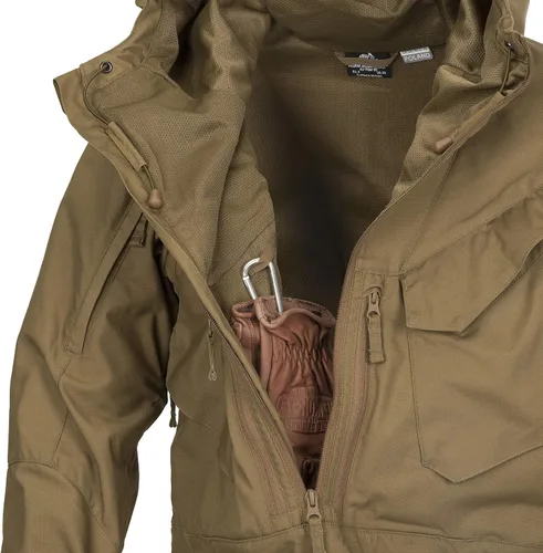 Vista 7 de Helikon-Tex Chaqueta Pilgrim Anorak para hombre, línea de Bushcraft duradera