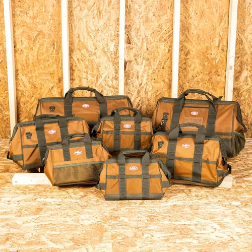 Vista 12 de Bucket Boss Gatemouth 16 - Bolsa de herramientas en color marrón, 60016, 15 litros (marrón)