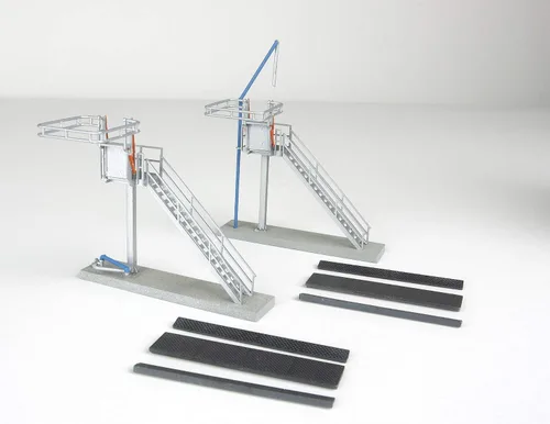 Vista 2 de Walthers Cornerstone Modern Loading Racks pkg(4)-Each 3 933-4037 HO Scale Model Railroad - Kit de estructura