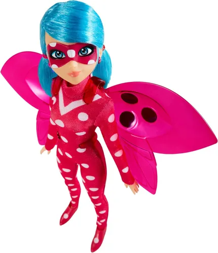 Vista 3 de Bandai Milagrosa mariquita y gato negro juguetes articulados 10.2 in muñeca de moda con accesorios Marinette Superhero Cosmobug Figurine