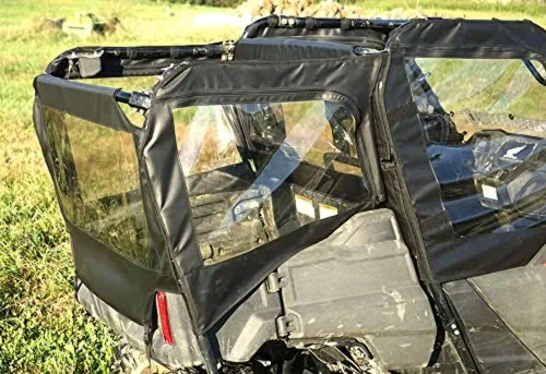 Vista 8 de Falcon Ridge Carcasa de cabina de puertas blandas para modelos Honda Pioneer 700 4 UTV Ventanas con cremallera Compatible con modelos de 4