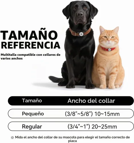 Vista 3 de Etiqueta para perro con código QR con NFC, etiqueta de identificación personalizada de mascota, etiqueta de identificación de perro de silicona