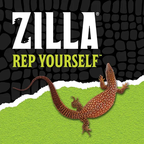Vista 7 de Forro de sustrato para terrario de reptiles de Zilla, verde, 10G, 9.75" x 19.75