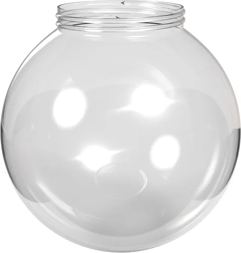 Vista 29 de KASTLITE Cubierta de bombilla de globo de 6 pulgadas con cuello roscado de 3.25 pulgadas, repuesto de plástico acrílico para pantallas de techo