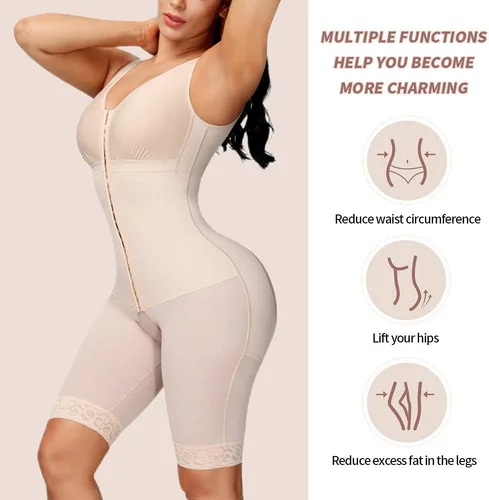 Vista 3 de M MYODRESS Fajas Colombianas - Modeladora de cuerpo completo para mujer