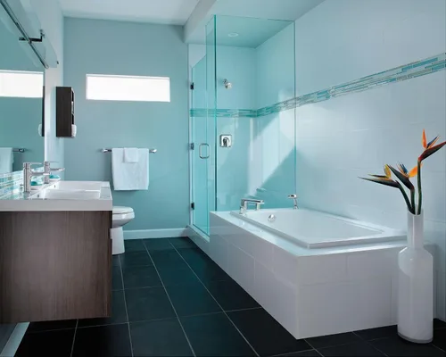 Vista 2 de Moen Rizon 6900 - Grifo de baño moderno cromado con una manija con montaje de drenaje, 6900