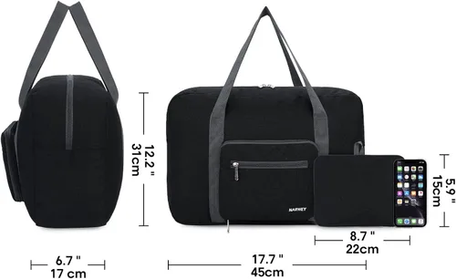 Vista 5 de For Spirit Airlines - Bolsa de viaje plegable para mujeres y niñas