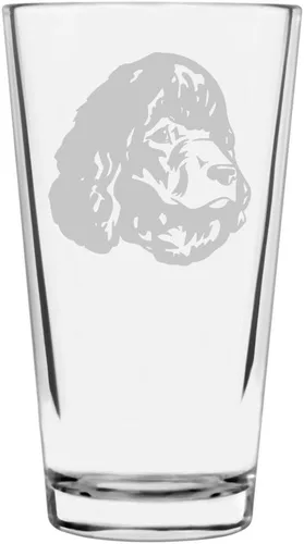 Vista 253 de Podenco Canario - Vaso de pinta de 16 onzas con temática de perro personalizado