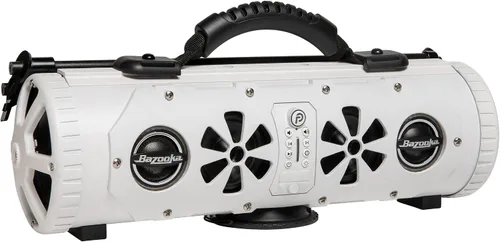 Vista 8 de Bazooka Party Bar Mini Altavoz Bluetooth portátil resistente al agua IP66 Luces RGB Botón de emparejamiento para fiestas Hasta 70 HORAS