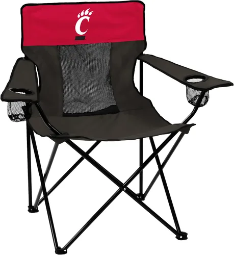Vista 24 de Logo Brands NCAA Alabama Crimson Tide Elite Silla Portátil - Silla premium para exteriores con portavasos, marco de acero con recubrimiento