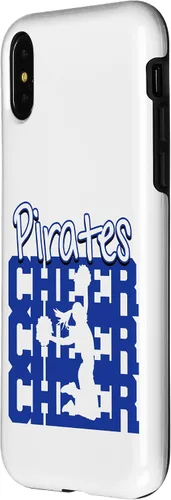 Vista 8 de Pirates Cheer Back to School Cheerleading Spirit B Case for iPhone 16