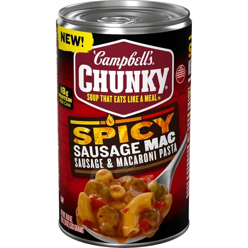 Vista 14 de Campbell's Chunky Sopa, Sopa Sabrosa de Asado en Olla, lata de 18.8 oz