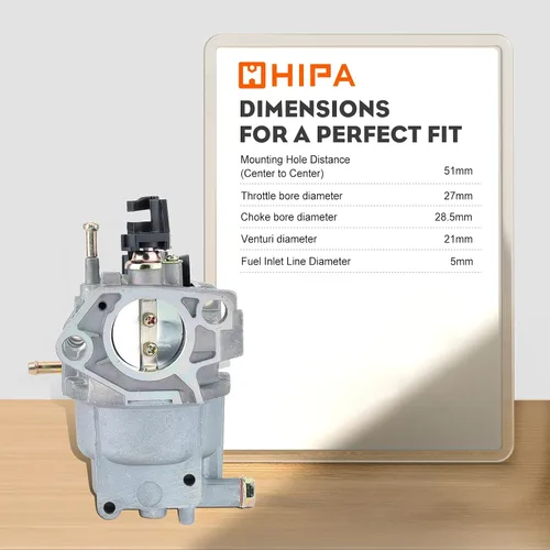 Vista 6 de HIPA GP5500 0J58620157 Carburador para Generac GP5000 GP 5500 GP6000E GP6500 GP6500E GP7500E GP8000E 5KW 5.5KW 6.5KW 389cc Generador Huayi Rusia