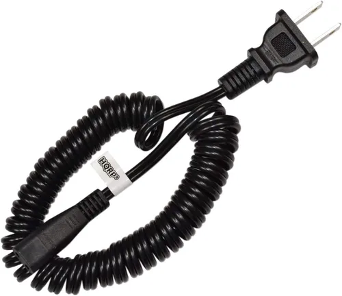 Vista 4 de HQRP – AC Power Cord para Philips Norelco 6945 X L 6948 X L 725rl 885rx hp1311 HP1605 HQ4821 hp1615 835rx Shaver Lead Cable de alimentación + HQRP