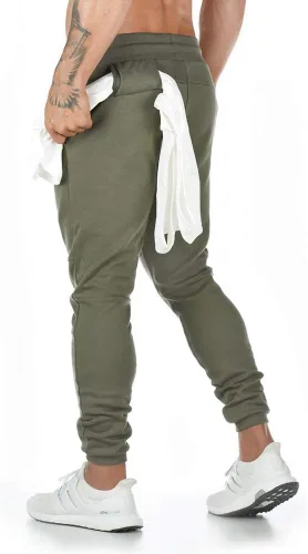 Vista 6 de AOTORR Pantalones deportivos de entrenamiento para hombre, pantalones deportivos para correr, pantalones deportivos casuales con bolsillos