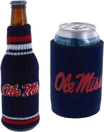 Vista 147 de College Team Color Logo Can & Bottle Holder Insulator Beverage Cooler Set