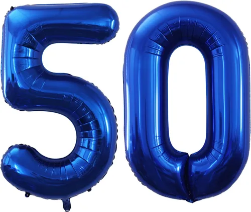 Vista 46 de Goer, conjunto de globos de papel aluminio para decoraciones de cumpleaños, globos de las letras de feliz cumpleaños y de números Oro
