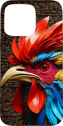 Vista 30 de Funda para teléfono iPhone XR Gallo Gallo de granja Animal Art Rooster