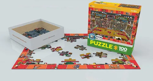 Vista 3 de Baloncesto - Spot and Find Puzzle, 100 piezas