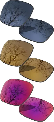 Vista 34 de ToughAsNails Set of 3 Polarized Replacement Lenses for Oakley Fuel Cell OO9096 Pack