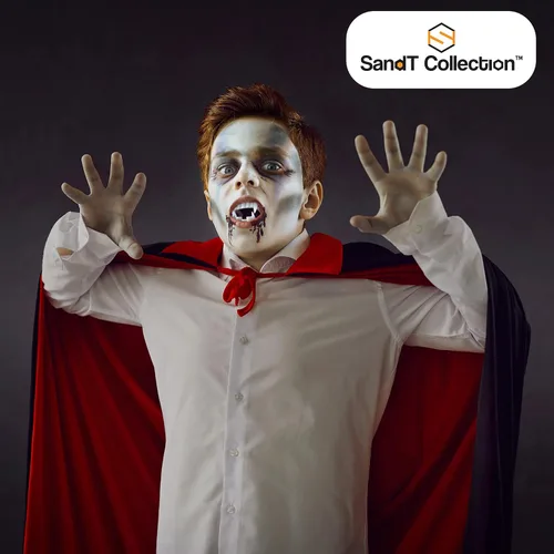 Vista 2 de 12 piezas de disfraz de mordaza fea de dientes falsos disfraz de Halloween