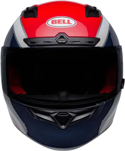 Vista 2 de Bell Moto Qualifier DLX MIPS Classic Gloss Navy/Red L