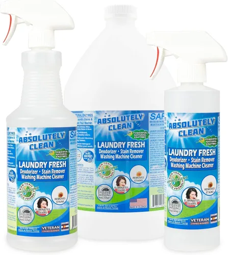 Vista 2 de Absolutely Clean Amazing - Detergente líquido para lavar ropa, removedor de manchas y olores, fórmula de base natural (fabricado en Estados Unidos)