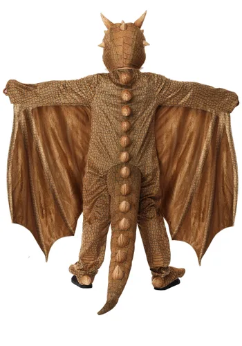 Vista 2 de Disfraz de dragón de fantasía para niños Multicolor