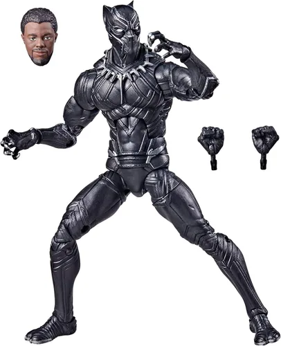 Vista 4 de Hasbro - 141759 Legacy Collection Figura de Black Panther Marvel de 6 pulgadas Marvel Legends - Figura de acción exclusiva de 6 pulgadas Colección