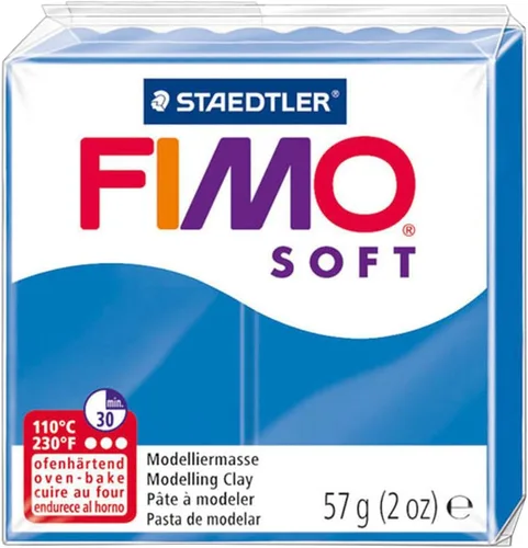 Vista 4 de FIMO Arcilla para modelar horno de polímero suave, 2.01 oz, juego de 6 unidades, colores tropicales